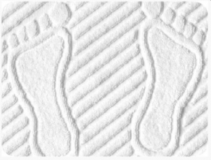 Коврик махровый для ног 50*70, рельефный рисунок "ноги" плотность 650 гр - Екатеринбург. Постельное белье, подушки, одеяла, пледы, покрывала, детские товары. Интернет магазин постельных принадлежностей и текстиля для дома Для Снов в Екатеринбурге. 
